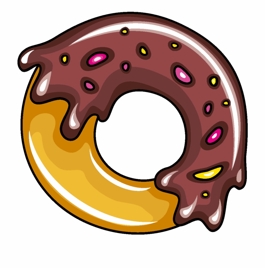 920x930 Vector Delicious Chocolate Donut