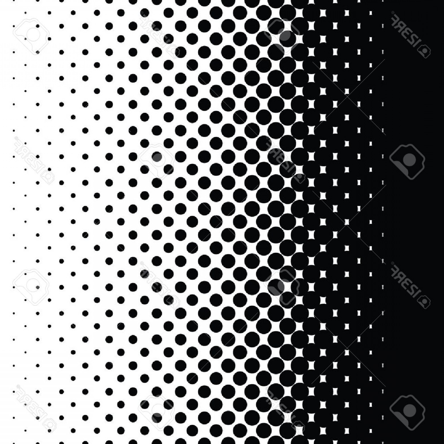 1560x1560 Photostock Vector Halftone Dots Pattern Gradient Set In Vector