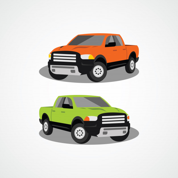 626x626 Double Cabin Car Vector Premium Download