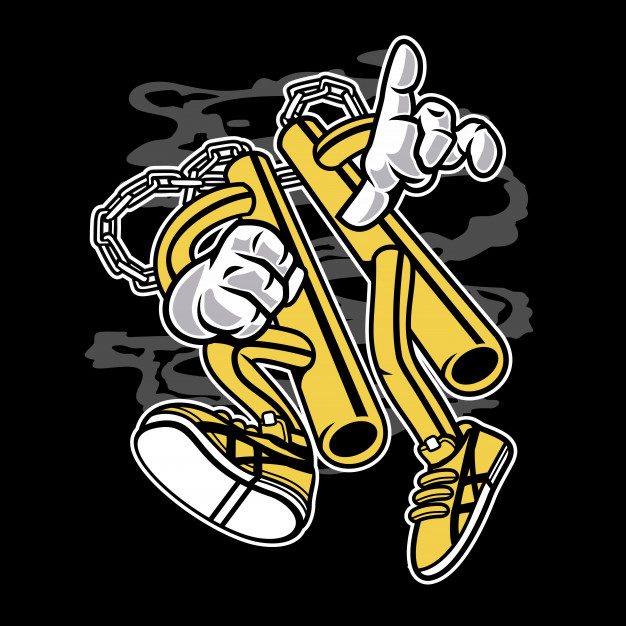 626x626 Double Stick Man Vector Premium Download