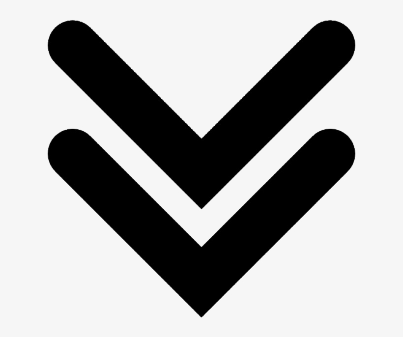 820x686 Arrow Of Double Angle Pointing Down Vector