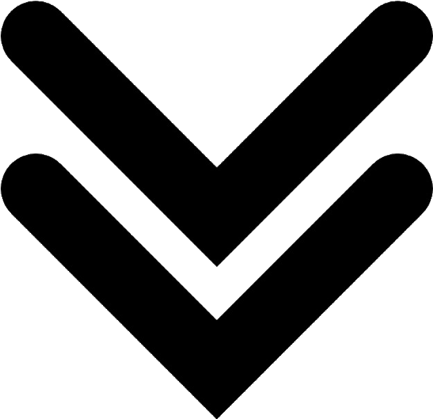 627x606 Download Arrow Of Double Angle Pointing Down Vector