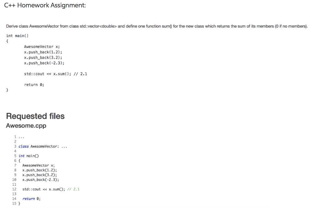1024x675 Solved C Homework Assignment Derive Class Awesomevector