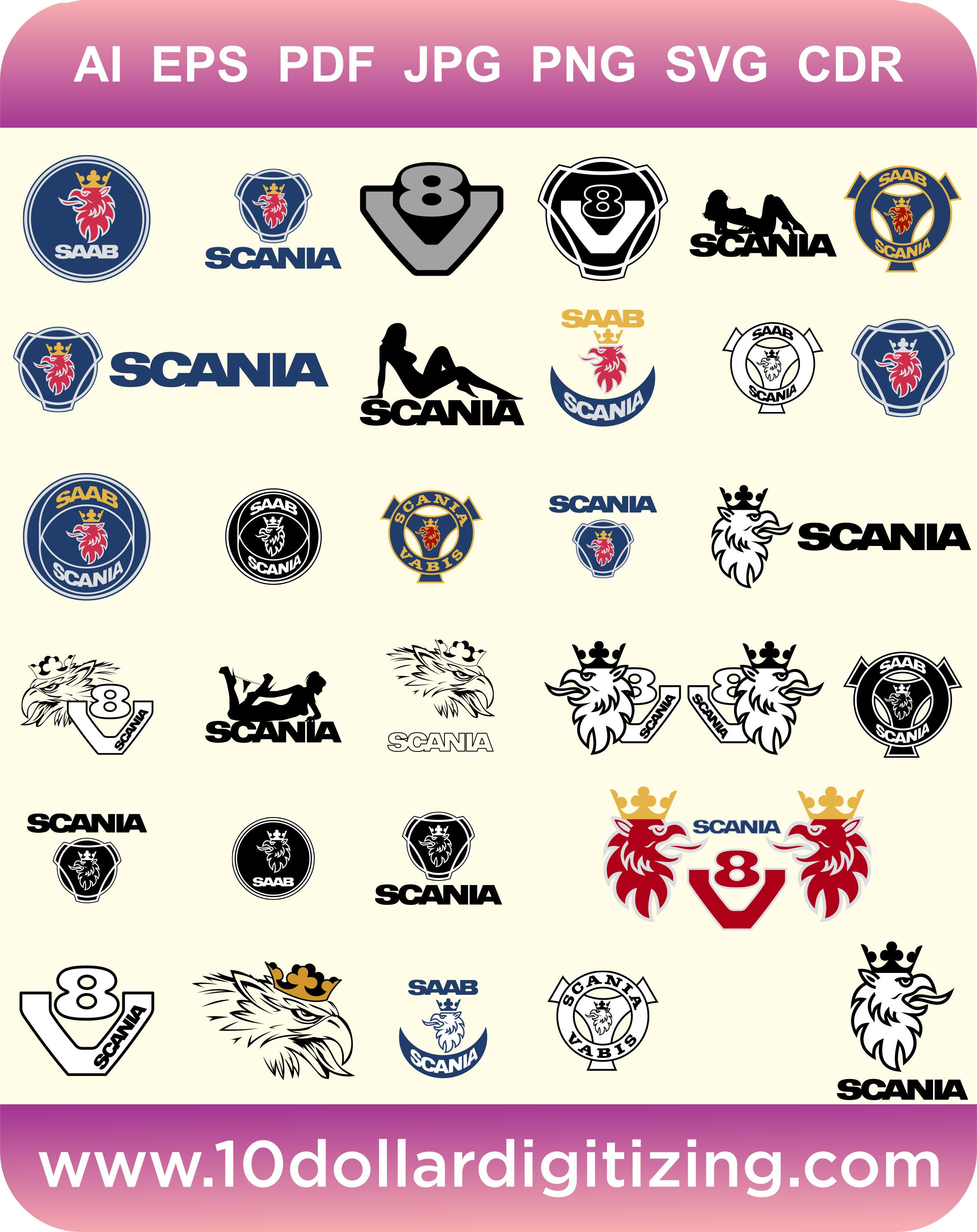2356x2972 Scania Logo Vector Scania Logo Vector Saab Logo Vector Etsy