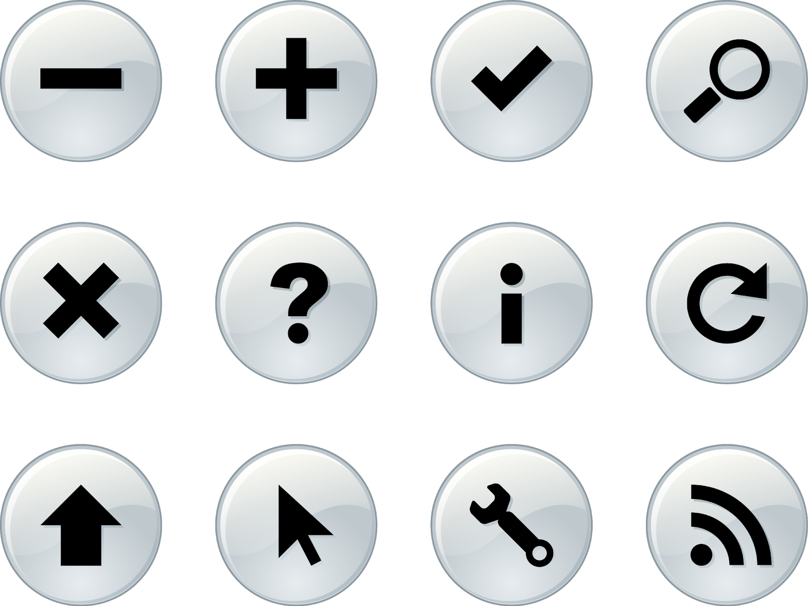 1600x1200 Buttons Web Color Download Png Vector Color Free