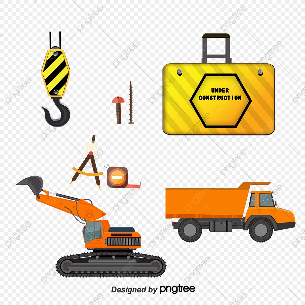 1200x1200 Construction Sites Icon Vector Material Free Download