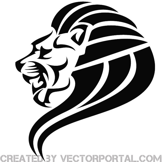 660x660 Lion Illustrator Vector Drawing