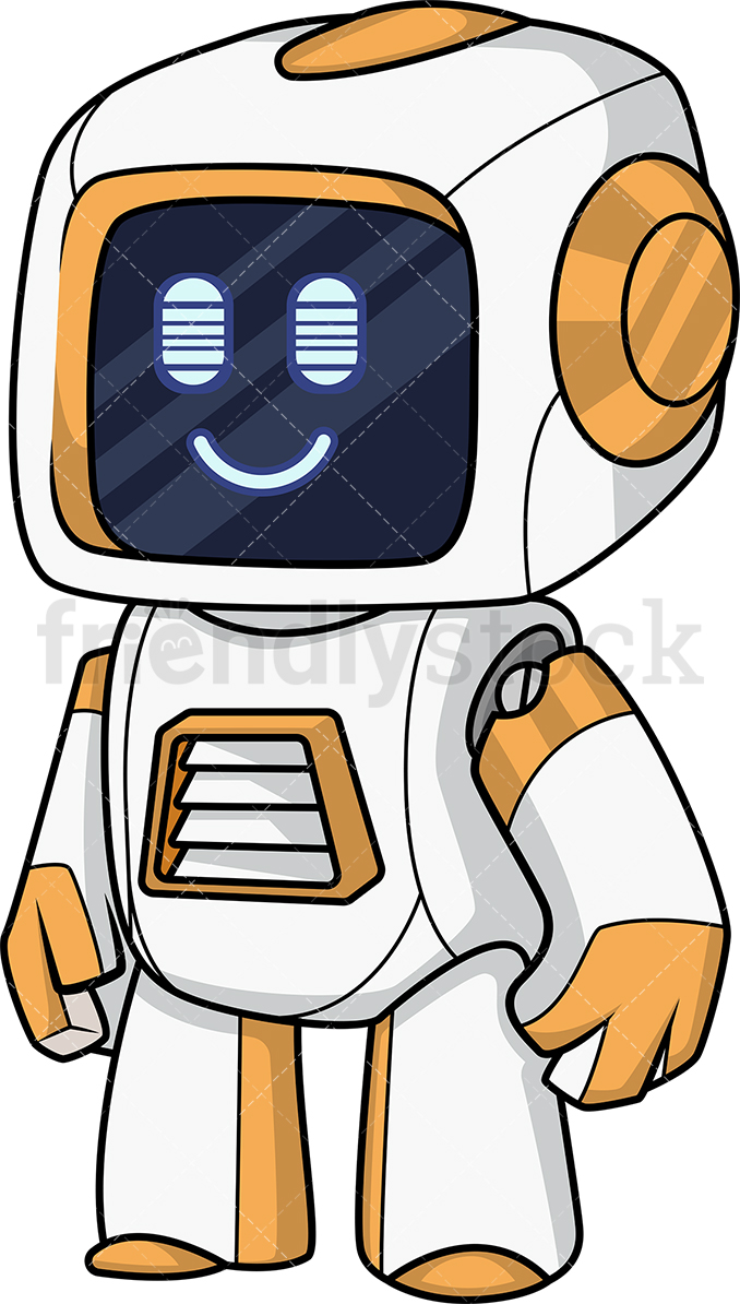 678x1194 Cute Android Cartoon Clipart Vector