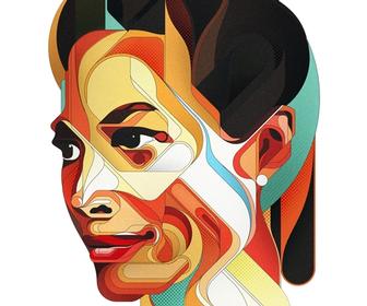 336x280 Photoshop Tutorial Create Vector Portraits In Photoshop