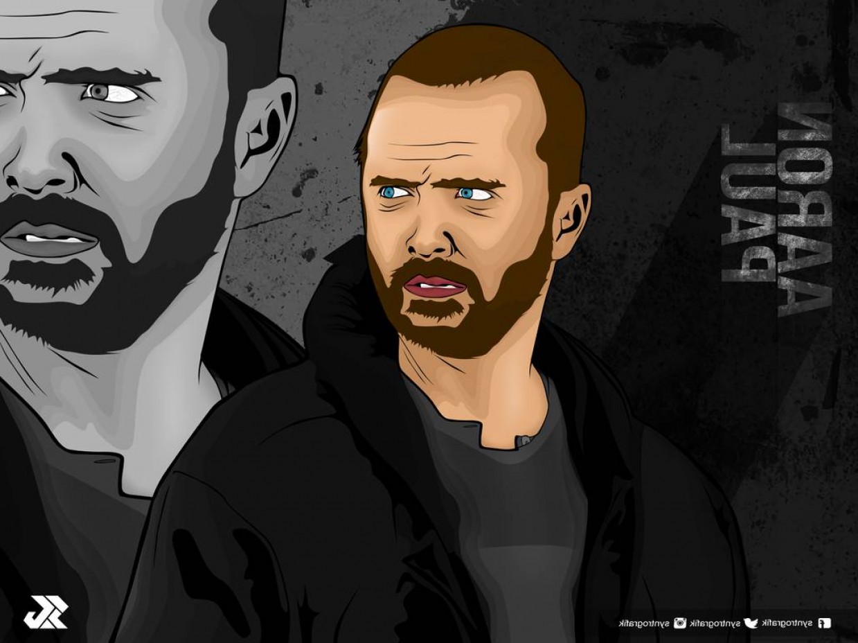 1239x928 Aaron Paul Vector Drawing Photoshop Cc Cqrecords