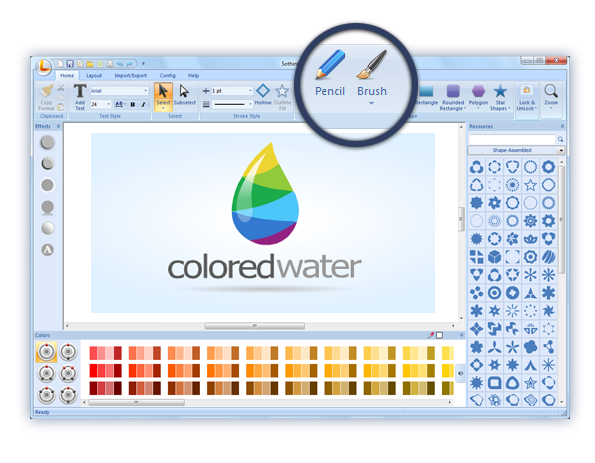 595x463 Illustrator Vector Drawing Software Design Logos With Sothink