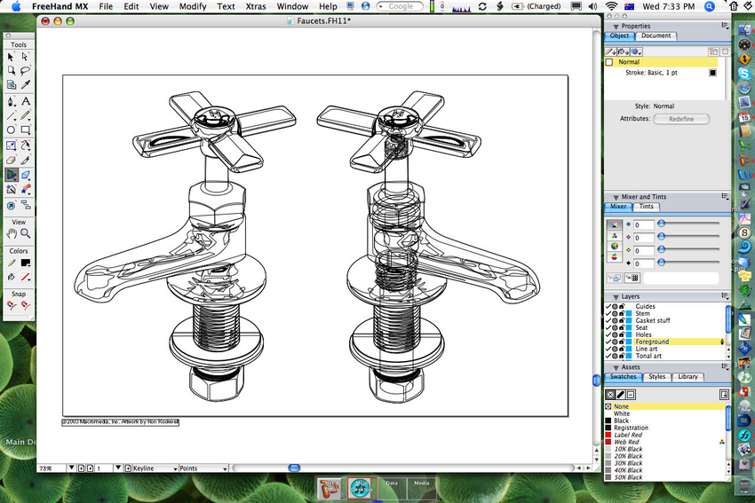 850x567 Vector Bezier Type Drawing Software