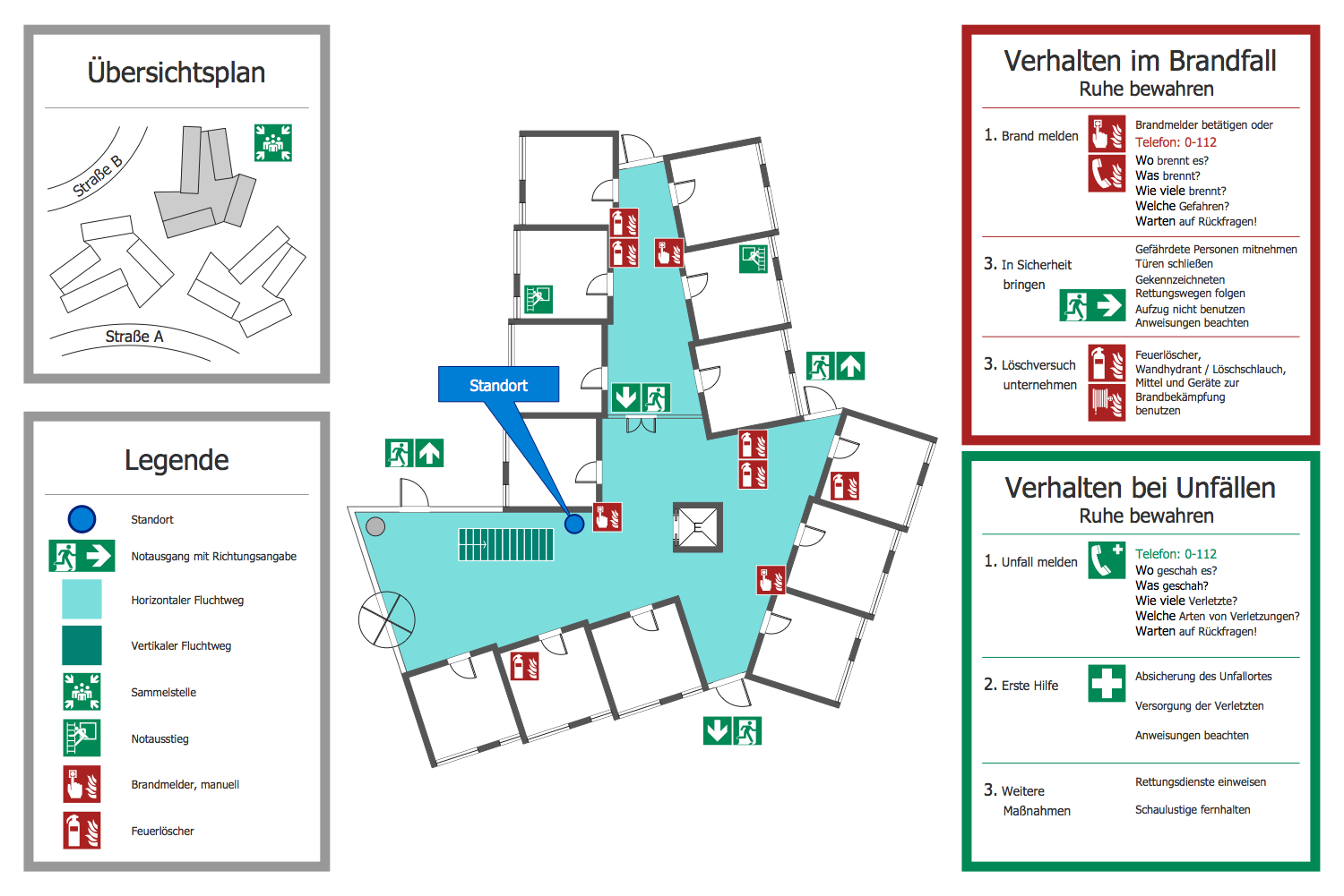 1500x1001 Emergency Rescue Plan Diagram Created In The Conceptdraw Pro