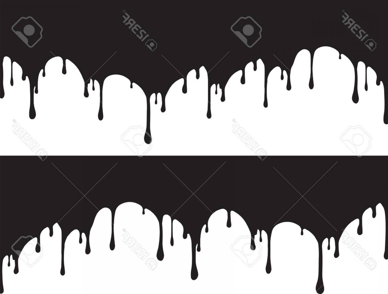 1560x1182 Photostock Vector Black Paint Drips Vector Illustration Cultracing