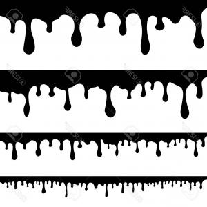 300x300 Photostock Vector Paint Drips Background Vector Dripping Paint