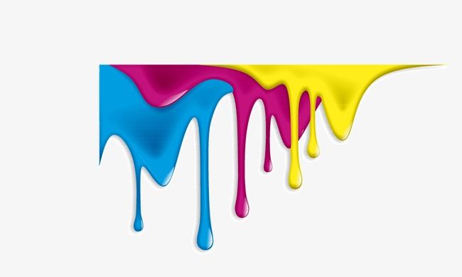 650x390 Vector Drips Of Color Paint, Color, Paint, Dripping Png And Vector