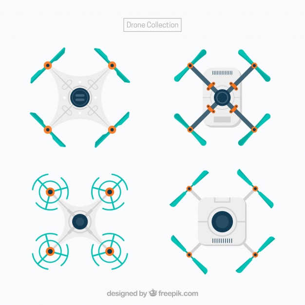 Minimalist Pack Of Modern Drones Vector Free Download 626x626 Minimalist Pack Of Modern Drones Vector Free Download