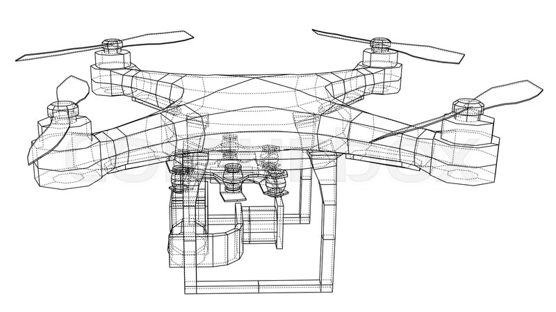 Qadrocopter Or Drone Vector Rendering Stock Vector Colourbox 800x449 Qadrocopter Or Drone Vector Rendering Stock Vector Colourbox