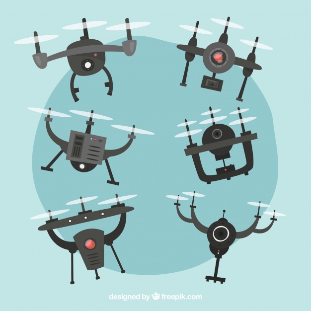 Different Types Of Drones Vector Free Download 626x626 Different Types Of Drones Vector Free Download