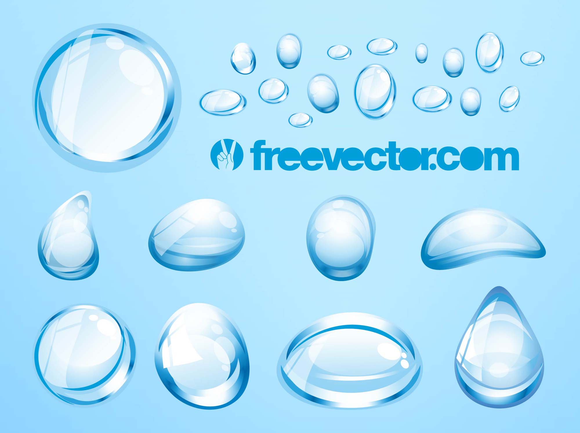 2000x1495 Water Droplets Vector Art Graphics