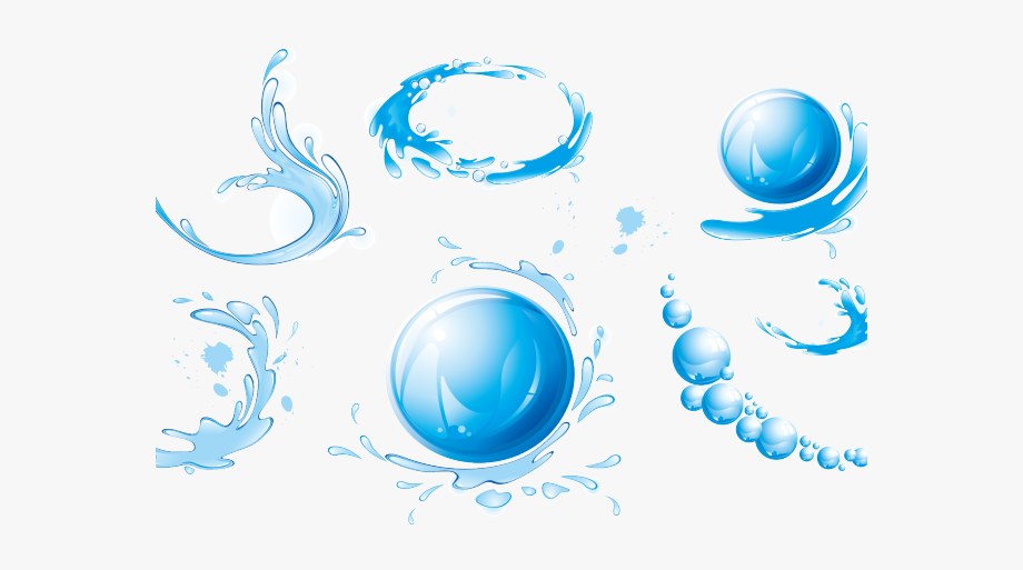 920x513 Drawn Water Droplets Vector Water