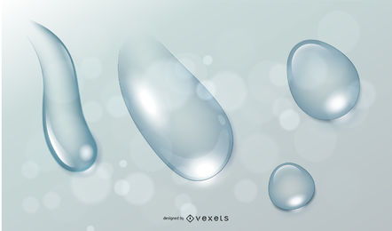 442x260 Droplets Vector Graphics To Download