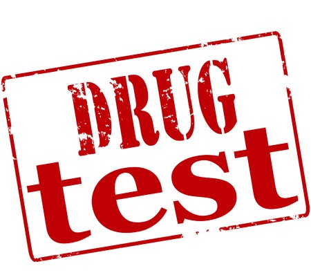 450x398 Rubber Stamp With Text Drug Test Inside, Illustration Royalty