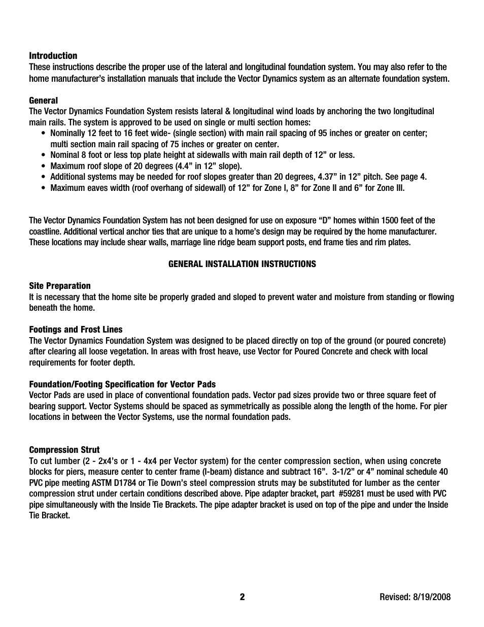 954x1235 Tie Down Vector Dynamics Foundation System For Wind Zones Lll User