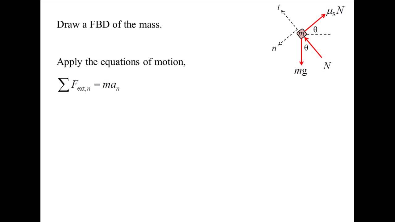1280x720 Vector Dynamics Example, Kinetics Of Particles