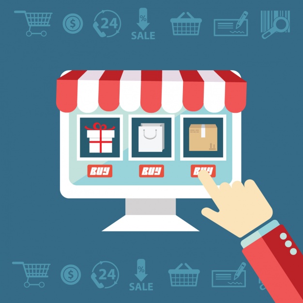 E Commerce Shopping Vector Free Download 626x626 E Commerce Shopping Vector Free Download