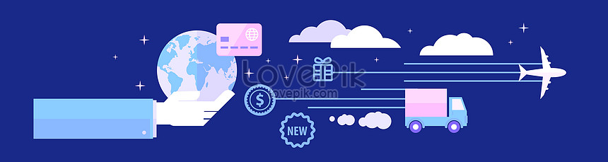 Vector E Commerce Shopping Mobile Payment Background Map 860x229 Vector E Commerce Shopping Mobile Payment Background Map