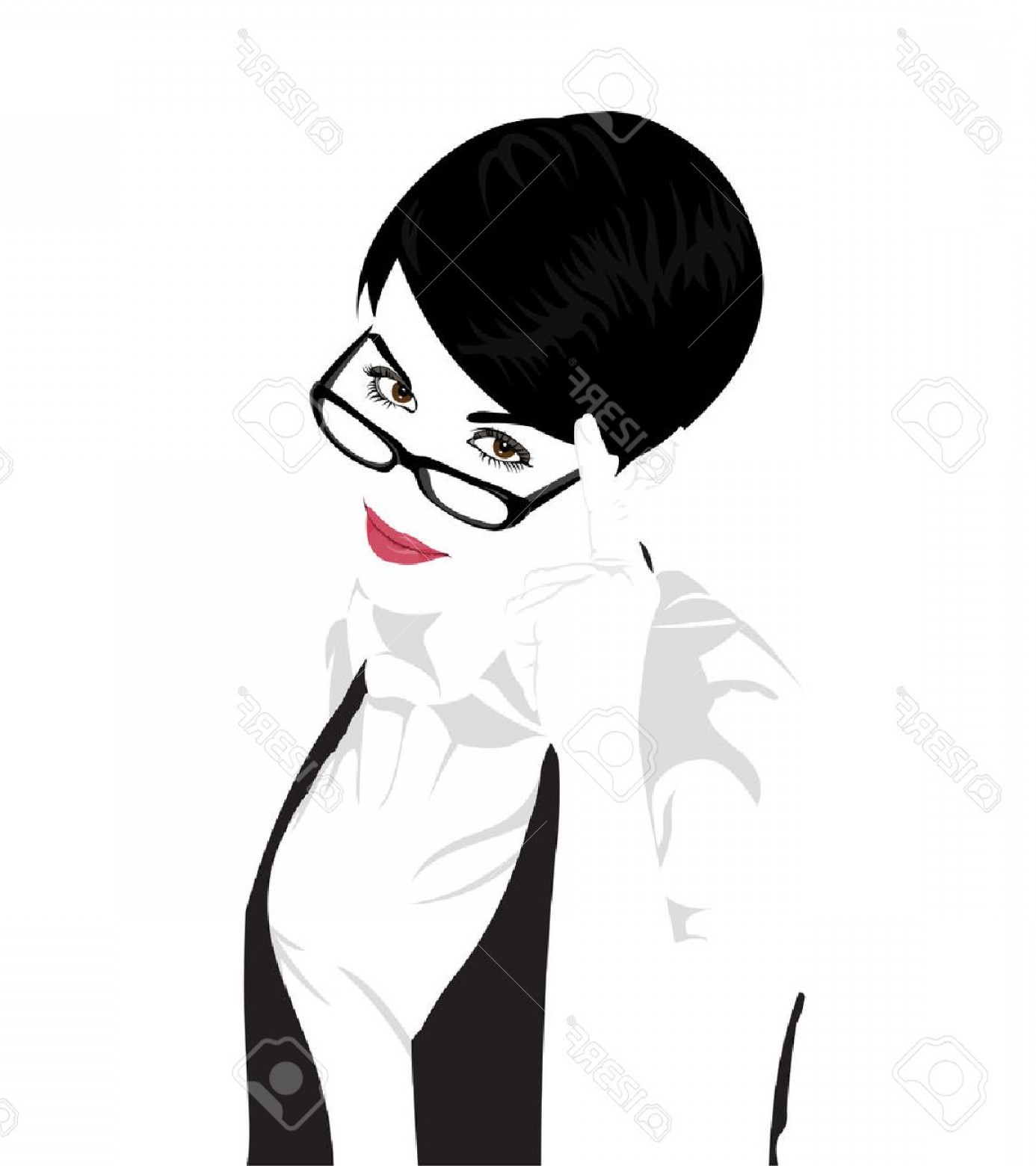 1386x1560 Photostock Vector Easy Editable Layered Vector Portrait Of Young