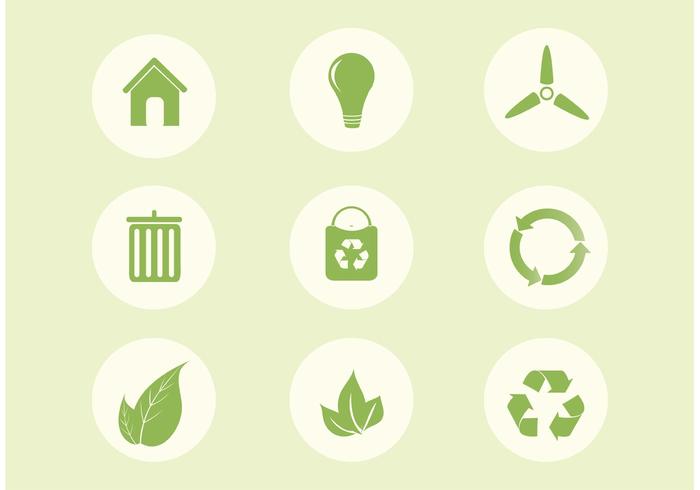 700x490 Free Vector Ecology Icon Set