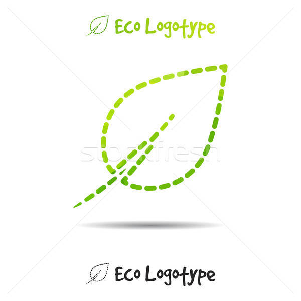 600x600 Vector Ecology Logo Or Icon, Nature Logotype Vector Illustration