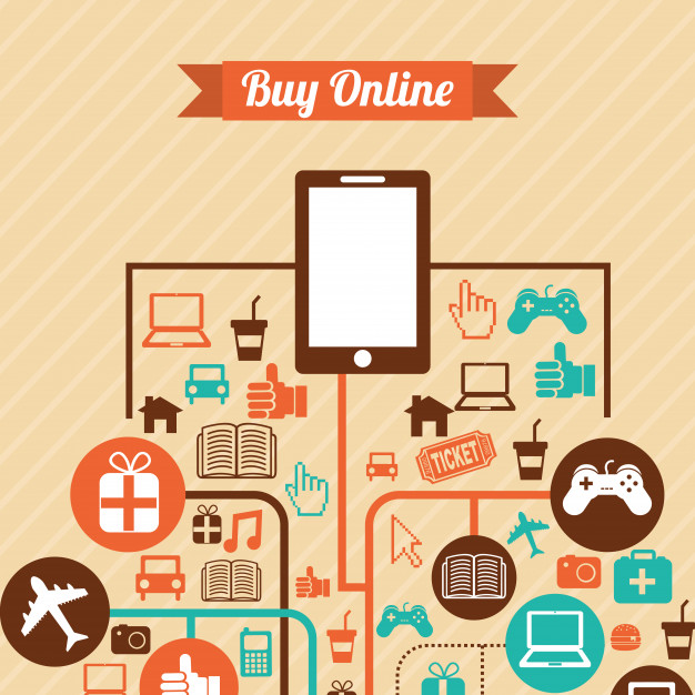 Ecommerce Design Over Pink Background Vector Illustration Vector 626x626 Ecommerce Design Over Pink Background Vector Illustration Vector