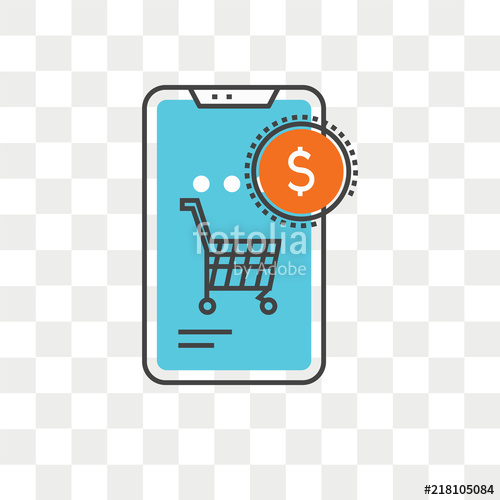 Ecommerce Vector Icon Isolated On Transparent Background 500x500 Ecommerce Vector Icon Isolated On Transparent Background