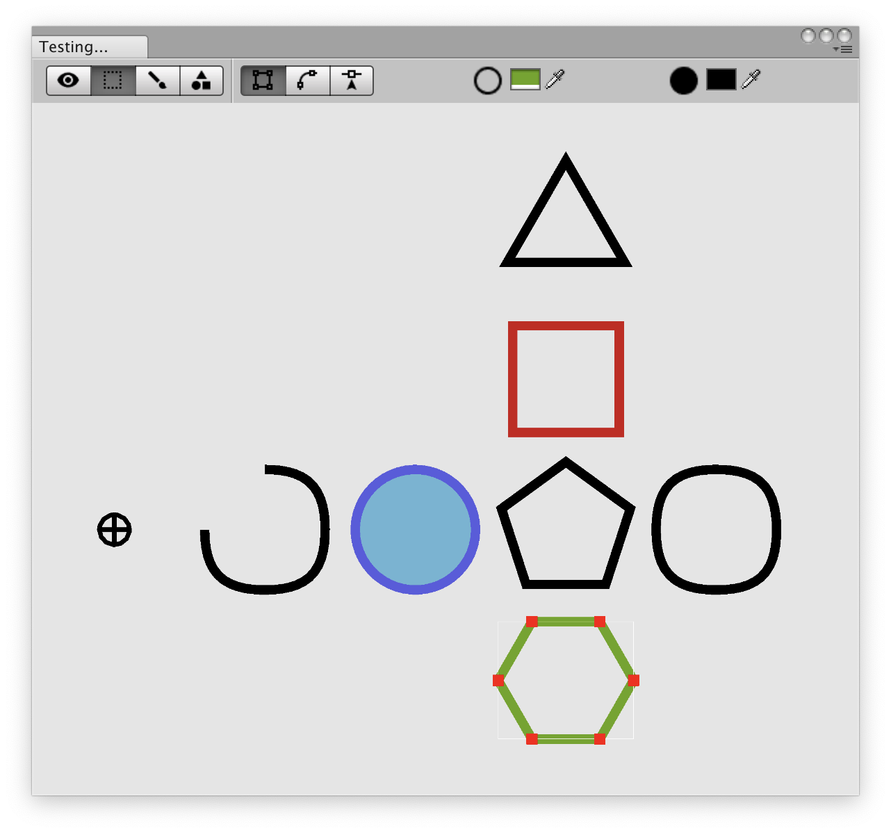 1282x1198 Unity Vector Editor