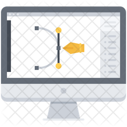256x256 Vector Editor Icon Of Flat Style