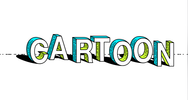 640x340 Cartoon Vector Text Effect Photoshop Text Effects Pixeden