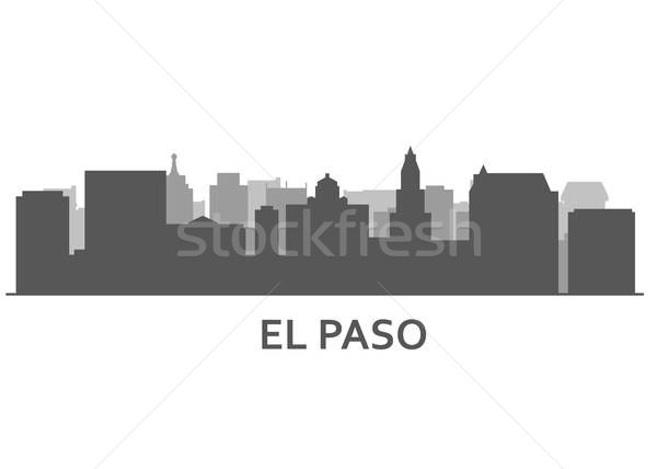 600x428 Silhouette Of El Paso Skyline