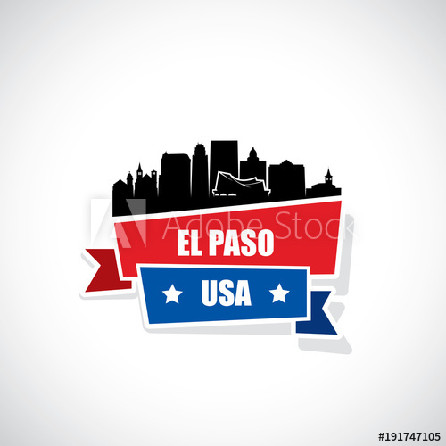 500x500 El Paso, Texas Skyline