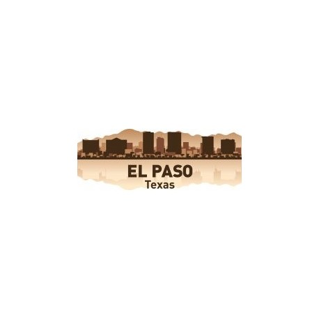 458x458 El Paso Skyline Free Vector