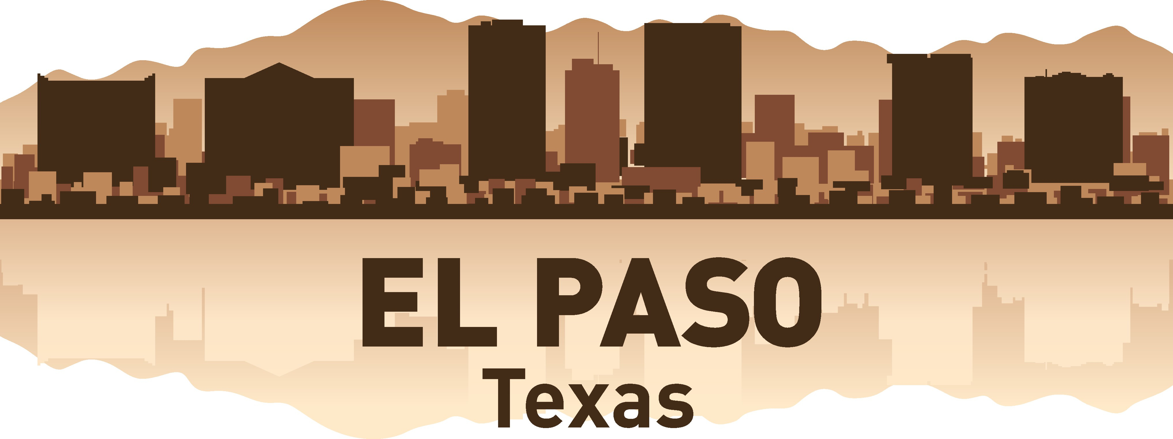 4067x1524 El Paso Skyline Free Vector Cdr Free Download Vector Graphic Art