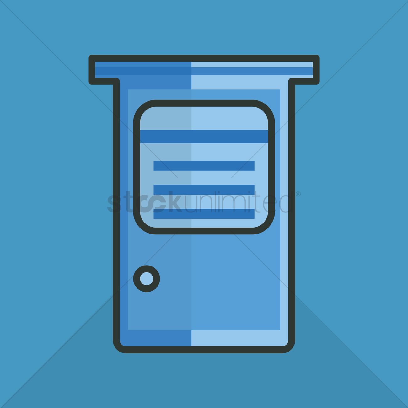 1300x1300 Electric Control Box Vector Image