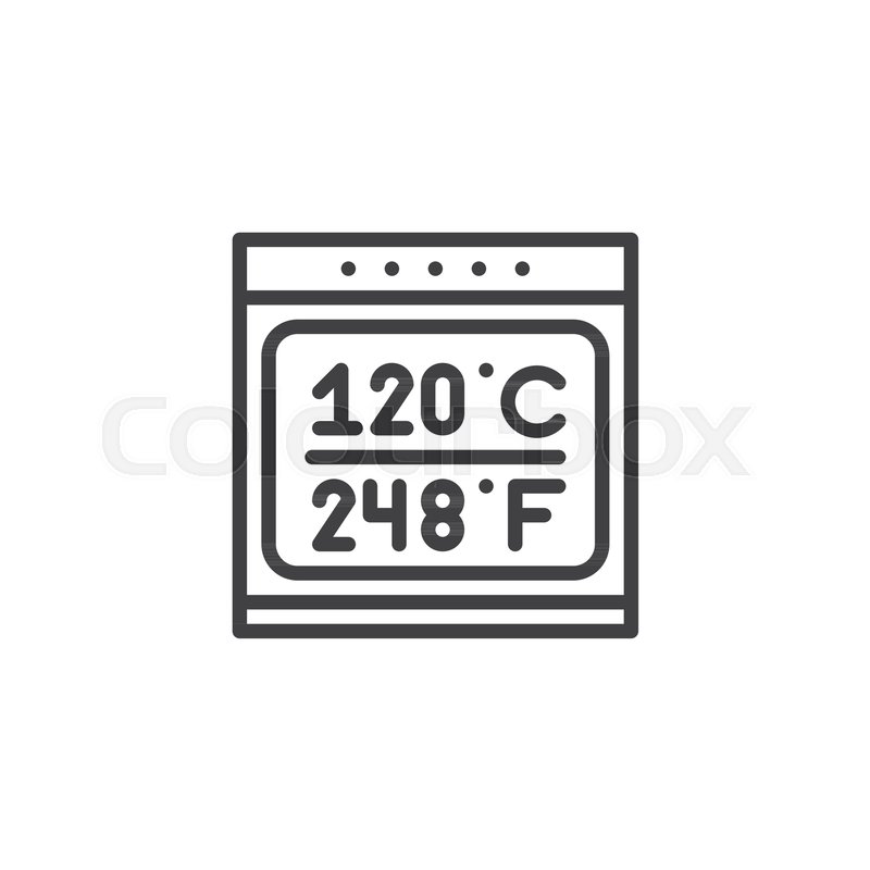 800x800 Electric Oven With Electronic Control Stock Vector Colourbox