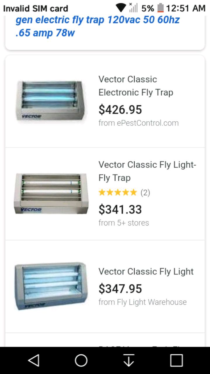 719x1279 Vector System Micro Gen Electronic Flytrap Usado En Venta En Macon