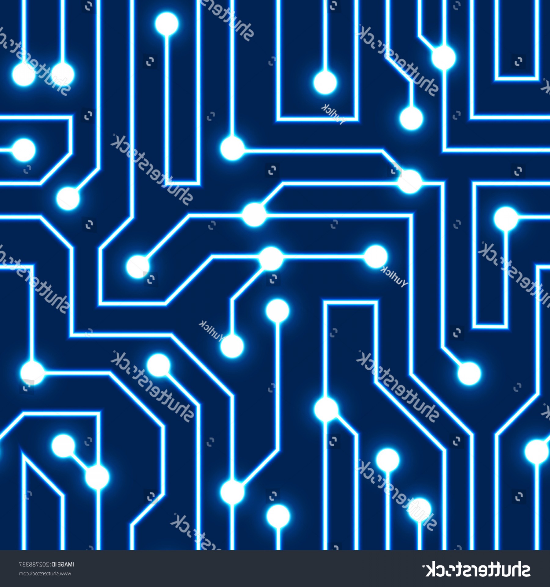 1800x1920 Blue Circuit Board Vector Seamless Pattern Soidergi