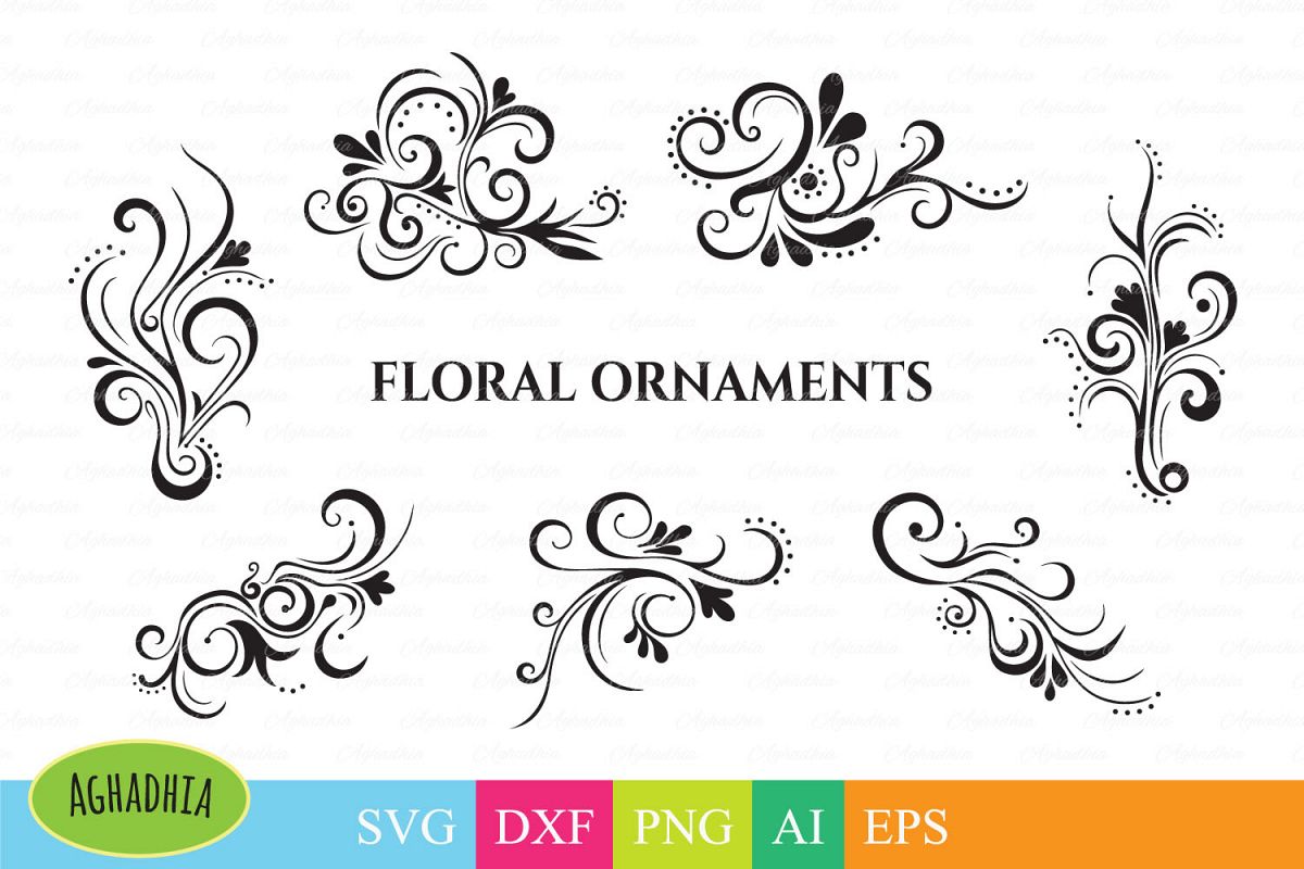 1200x800 Floral Design Swirls Vector Elements Flower Ornaments