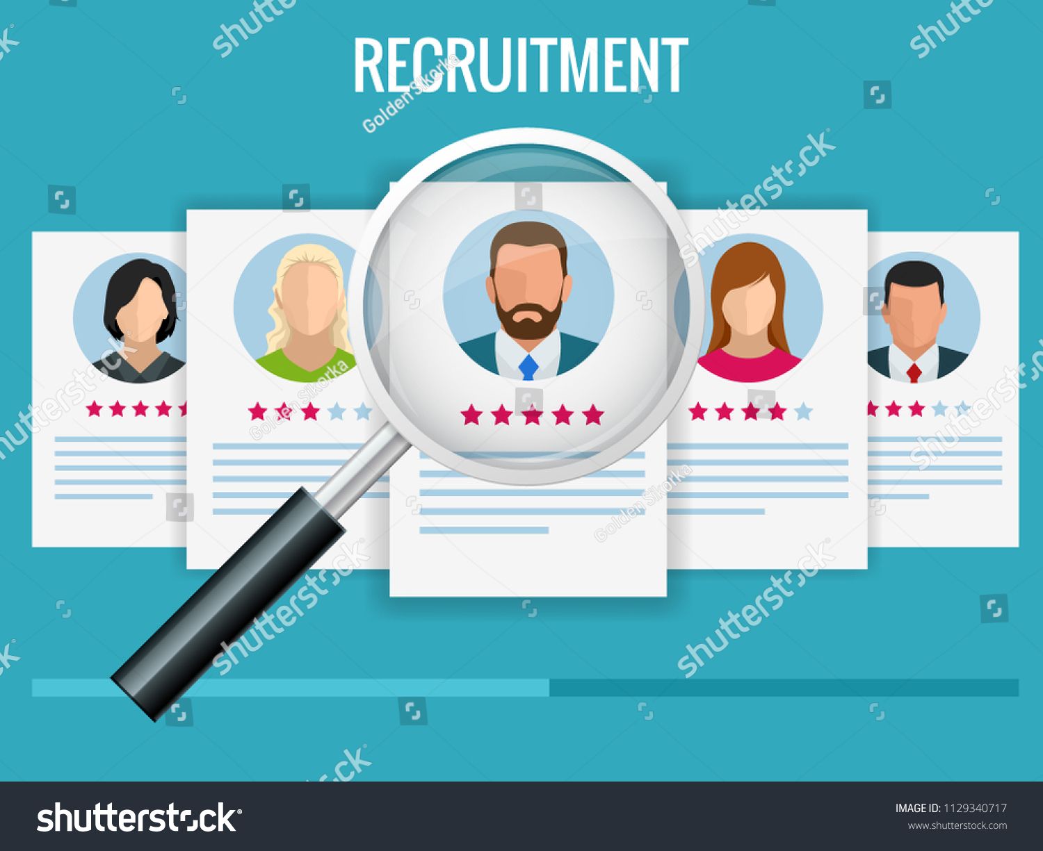 1500x1225 Hiring And Recruitment Concept For Web Page, Banner, Presentation