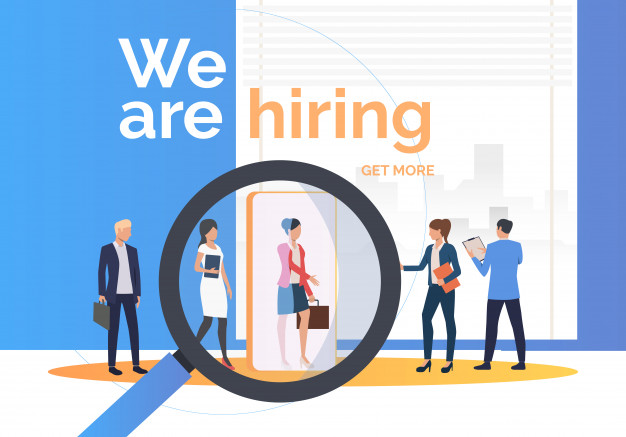 626x437 Employment Agency Searching For Job Candidates Vector Free Download